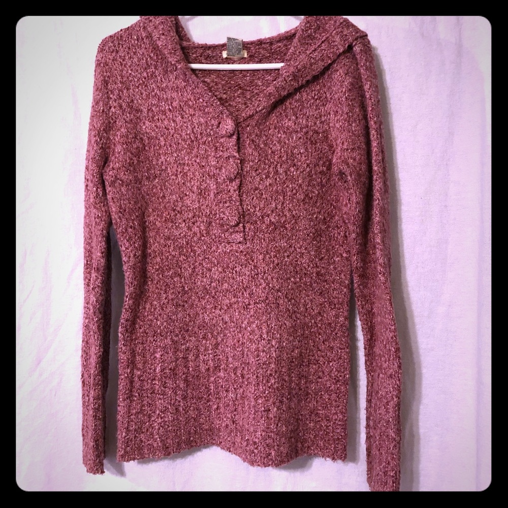 Warm and cozy hooded sweater